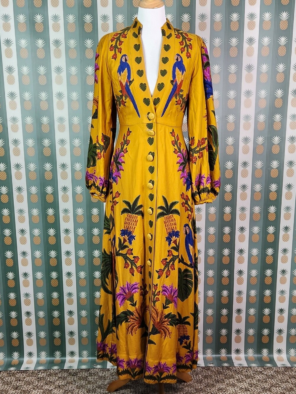 Farm Rio Tropical Print Dress - Picture 4 of 8